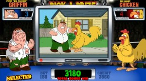 Family Guy Slot by IGT - Chicken Fight Bonus