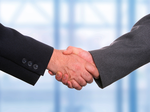 Gaming Industry Handshake