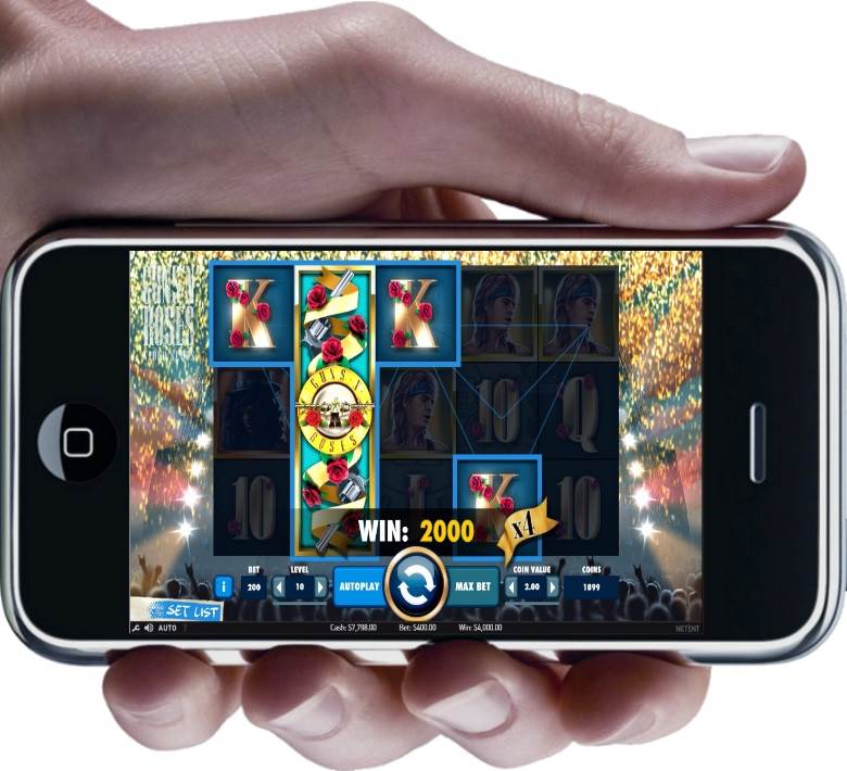 Guns N Roses NetEnt Slot - Mobile