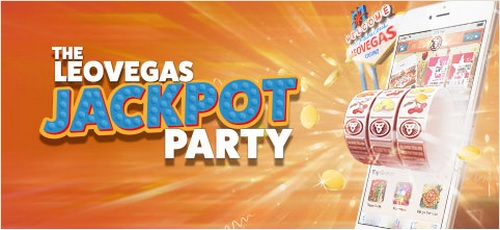 Leo Vegas Casino Jackpot Party Promotion Banner