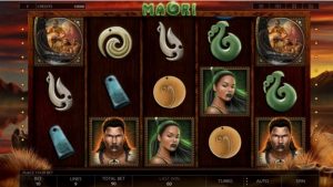 Maori Slot Reels Layout