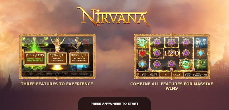 Nirvana Slot by Yggdrasil Intro