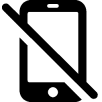 No Smartphone Icon