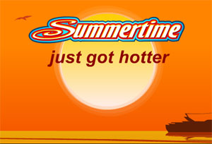 Summertime Mobile Slot Game Logo