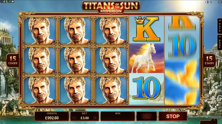 Titans of The Sun Hyperion Slot by Microgaming