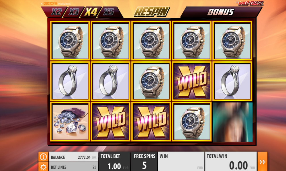 Wild Chase Quickspin Slot Wilds