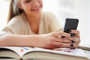 Young Person With Smartphone